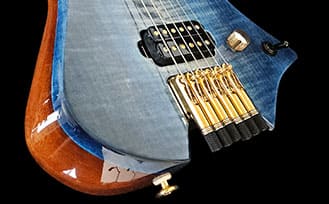 Chevalet headless finition doré - Jiyu Guitars